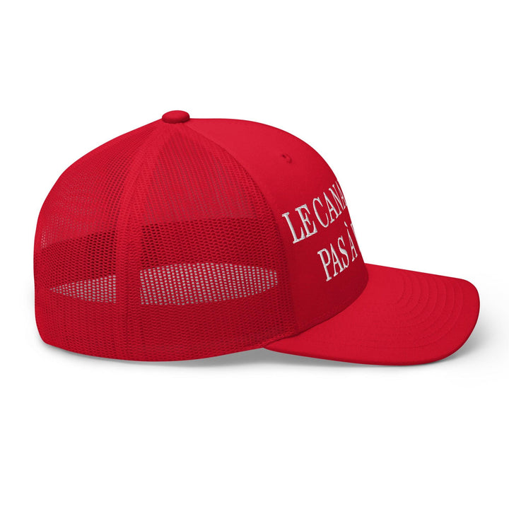 Le Canada n’est pas à Vendre Canada is not for Sale Embroidered Mesh Trucker Hat - Headwear