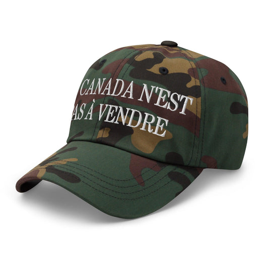 Le Canada n’est pas à Vendre Canada is not for Sale Great Embroidered Dad Hat - Headwear