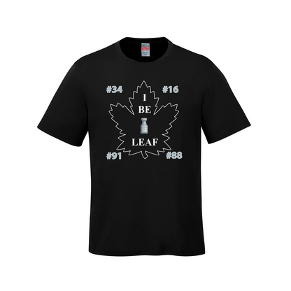 I Be Leaf - Toronto Hockey Fanfare T-Shirt - Black / Small