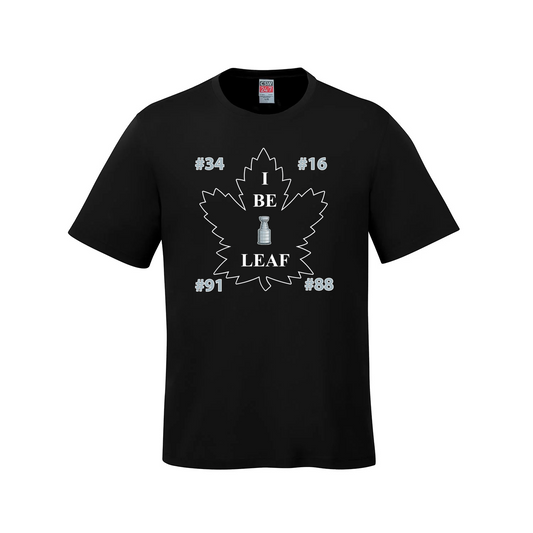 I Be Leaf - Toronto Hockey Fanfare T-Shirt - Black / Small