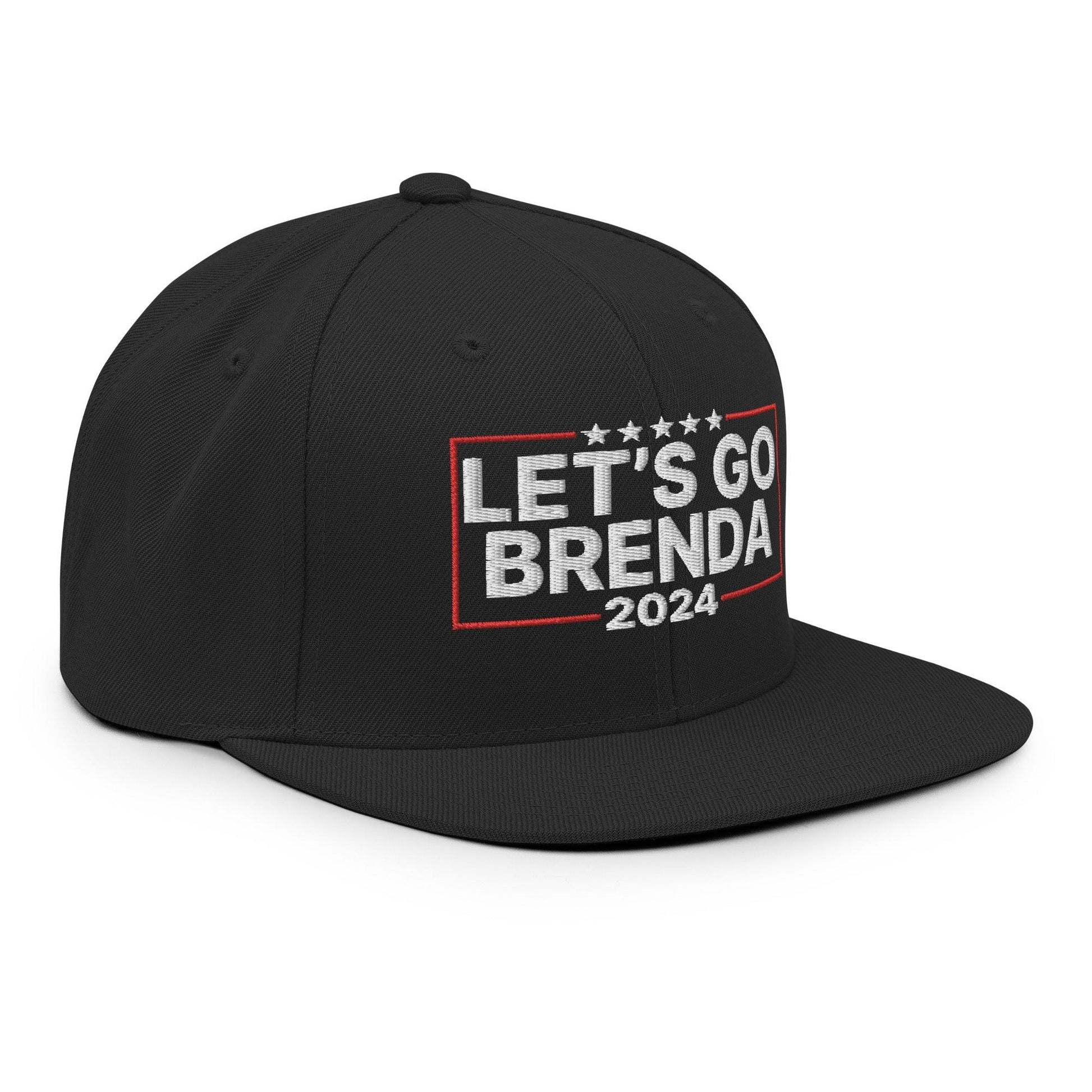 Let’s Go Brenda FKH Flat Bill Brim Snapback Hat - Headwear