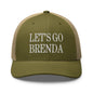 Let’s Go Brenda Retro Trucker Hat - Moss/ Khaki - Headwear