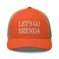 Let’s Go Brenda Retro Trucker Hat - Rustic Orange/ Khaki - Headwear