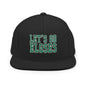Let’s Go Elgses Embroidered Flat Brim Bill Snapback Hat