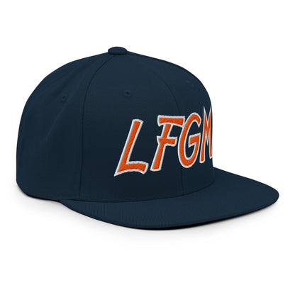 LFGM New York Baseball Flat Bill Brim Snapback Hat