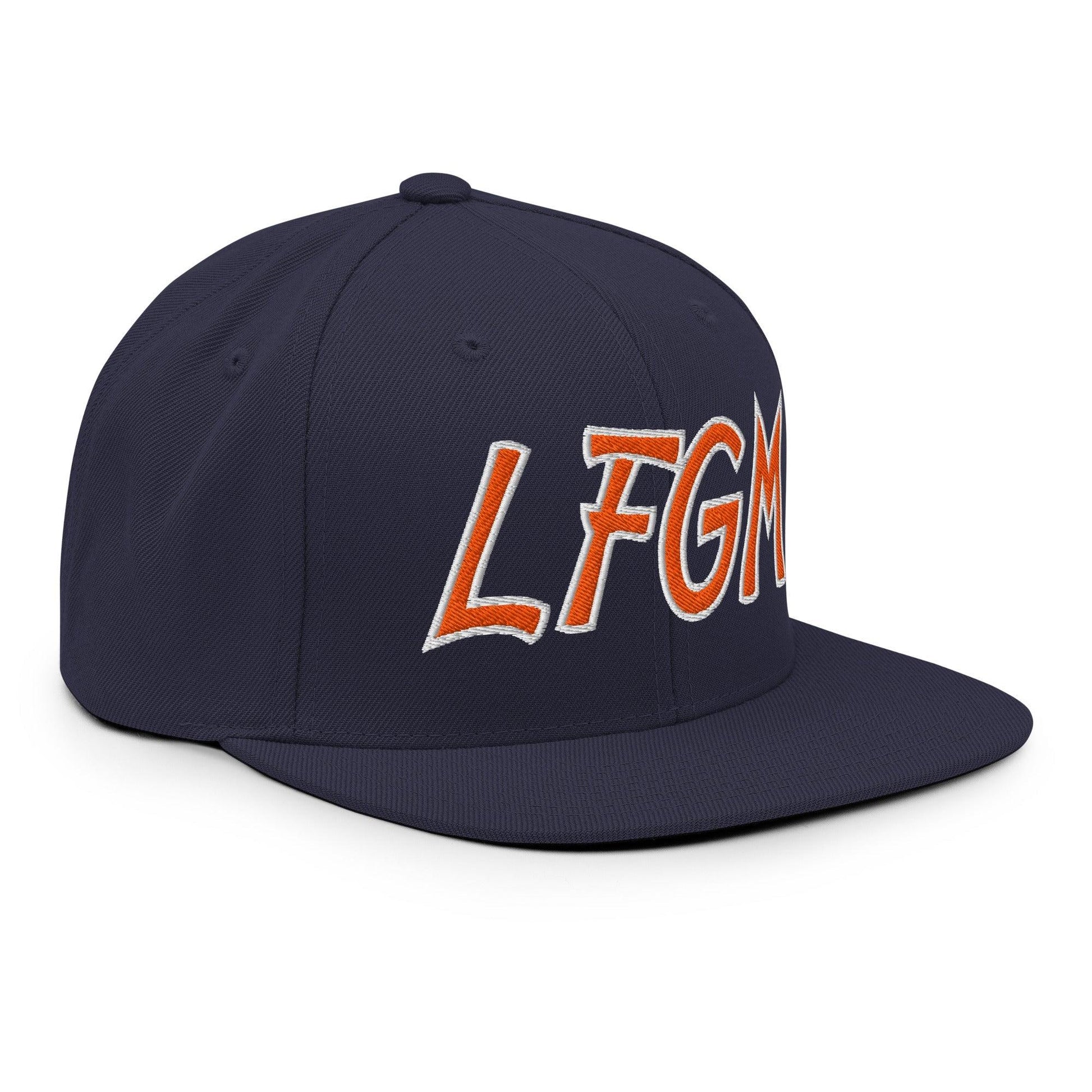 LFGM New York Baseball Flat Bill Brim Snapback Hat