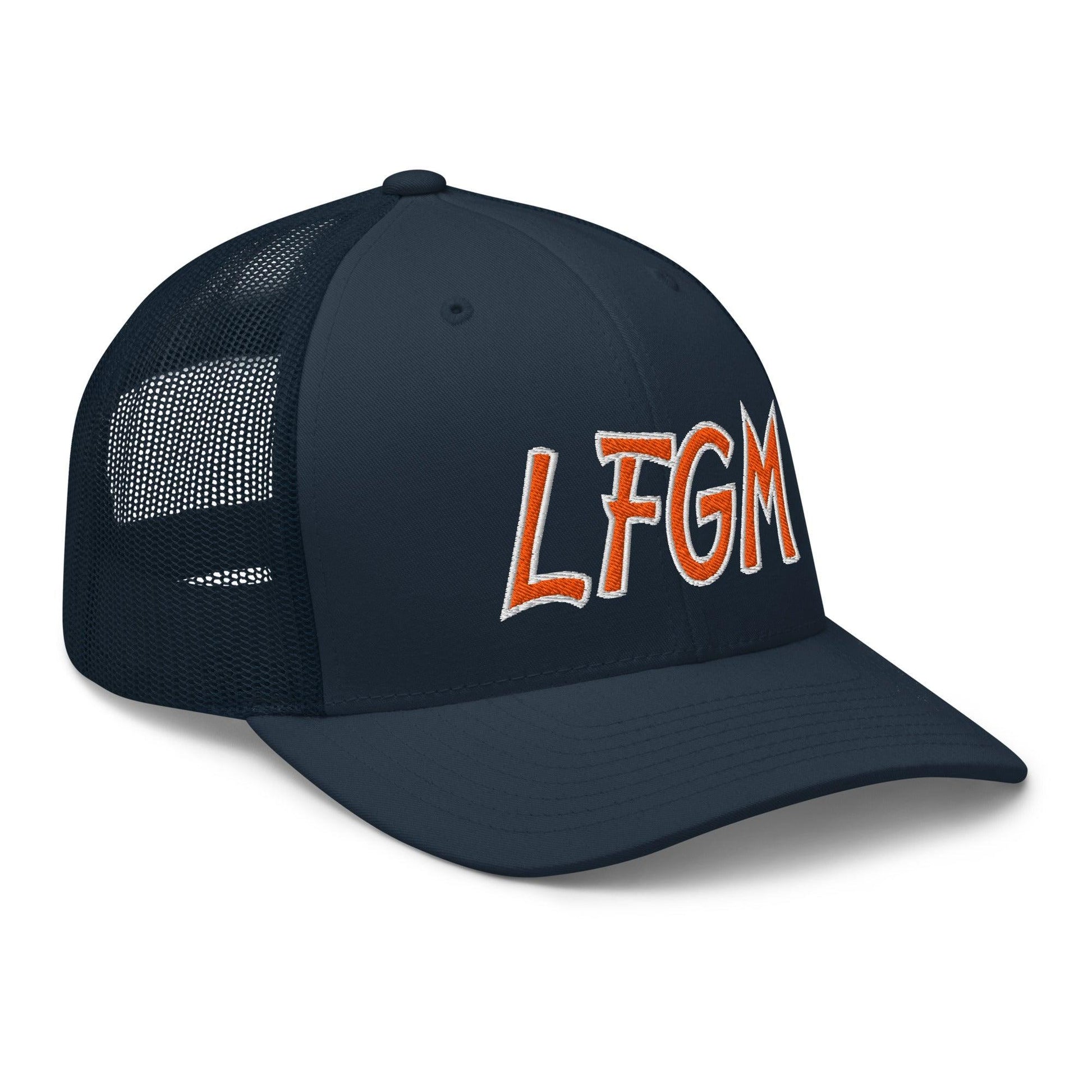 LFGM New York Baseball Mesh Trucker Hat