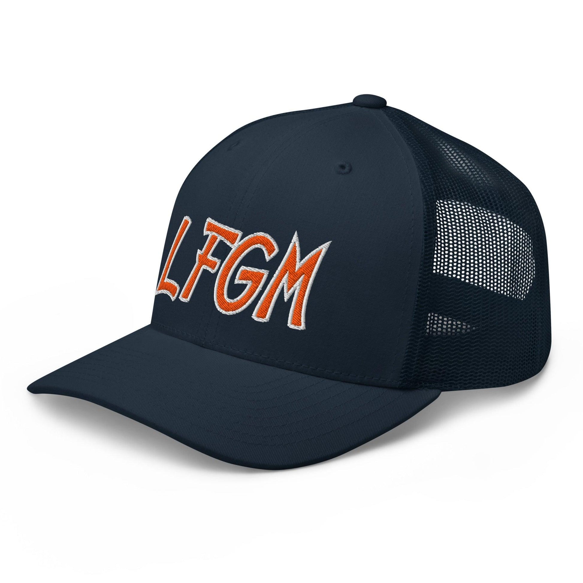 LFGM New York Baseball Mesh Trucker Hat