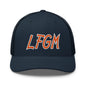 LFGM New York Baseball Mesh Trucker Hat - Navy
