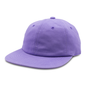 GN-1004SB - Washed Cotton Flat Bill Cap - Light Purple / One Size - CAPS