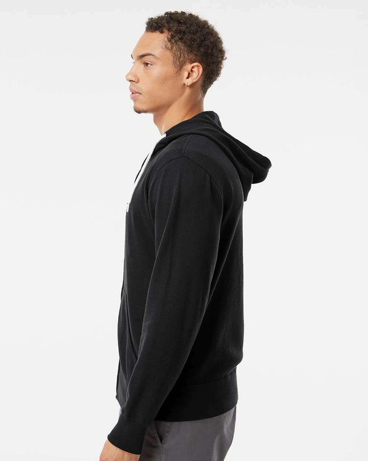 Lightweight Full-Zip Hooded Sweatshirt - AFX90UNZ - Full-Zip Hoodie