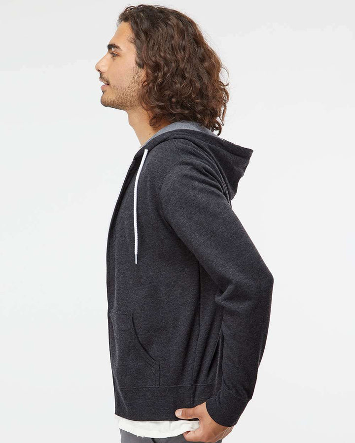 Lightweight Full-Zip Hooded Sweatshirt - AFX90UNZ - Full-Zip Hoodie