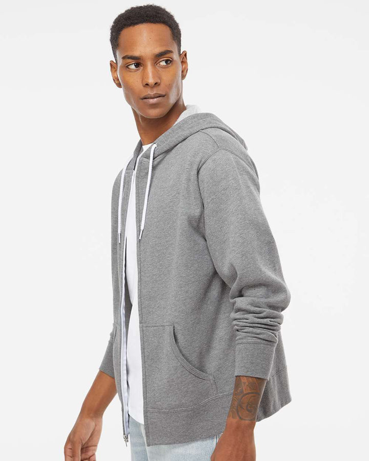 Lightweight Full-Zip Hooded Sweatshirt - AFX90UNZ - Full-Zip Hoodie