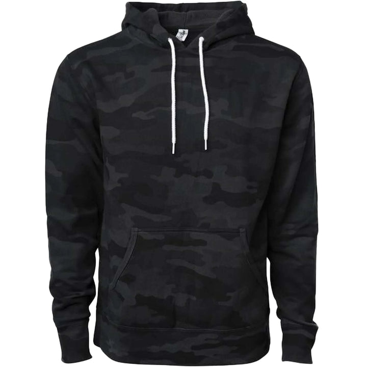 Lightweight Hooded Sweatshirt - AFX90UN - Black Camo / Case Size (24pcs) - PULLOVERS