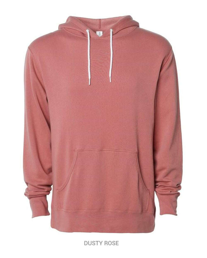 Lightweight Hooded Sweatshirt - AFX90UN - Dusty Rose / XS - PULLOVERS