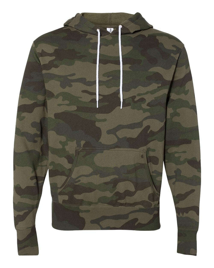 Lightweight Hooded Sweatshirt - AFX90UN - Forest Camo / XS - PULLOVERS