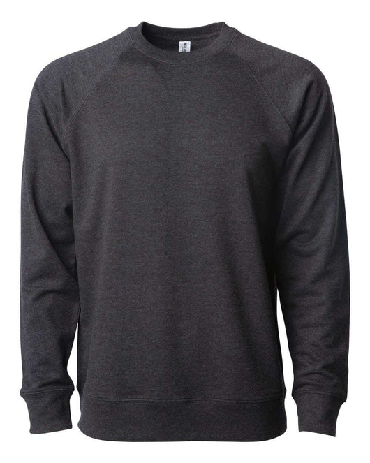 Lightweight Loopback Terry Crewneck Sweatshirt SS1000C - Black / XS - Sweaters