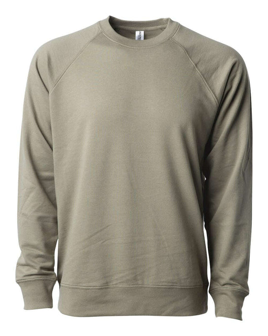 Lightweight Loopback Terry Crewneck Sweatshirt SS1000C - Olive / XS - Sweaters
