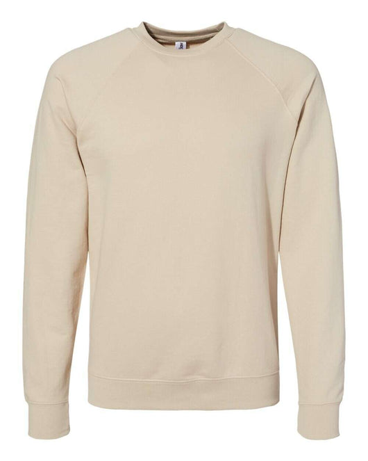 Lightweight Loopback Terry Crewneck Sweatshirt SS1000C - Sand / XS - Sweaters