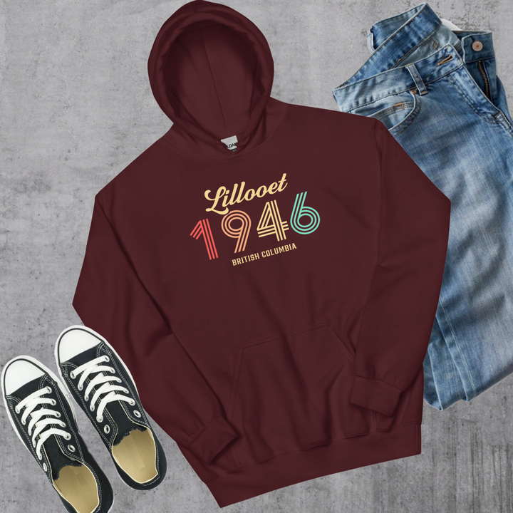 Lillooet Vintage Hoodie - Maroon / S