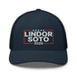 Lindor Soto 2025 Embroidered Mesh Trucker Hat - Navy