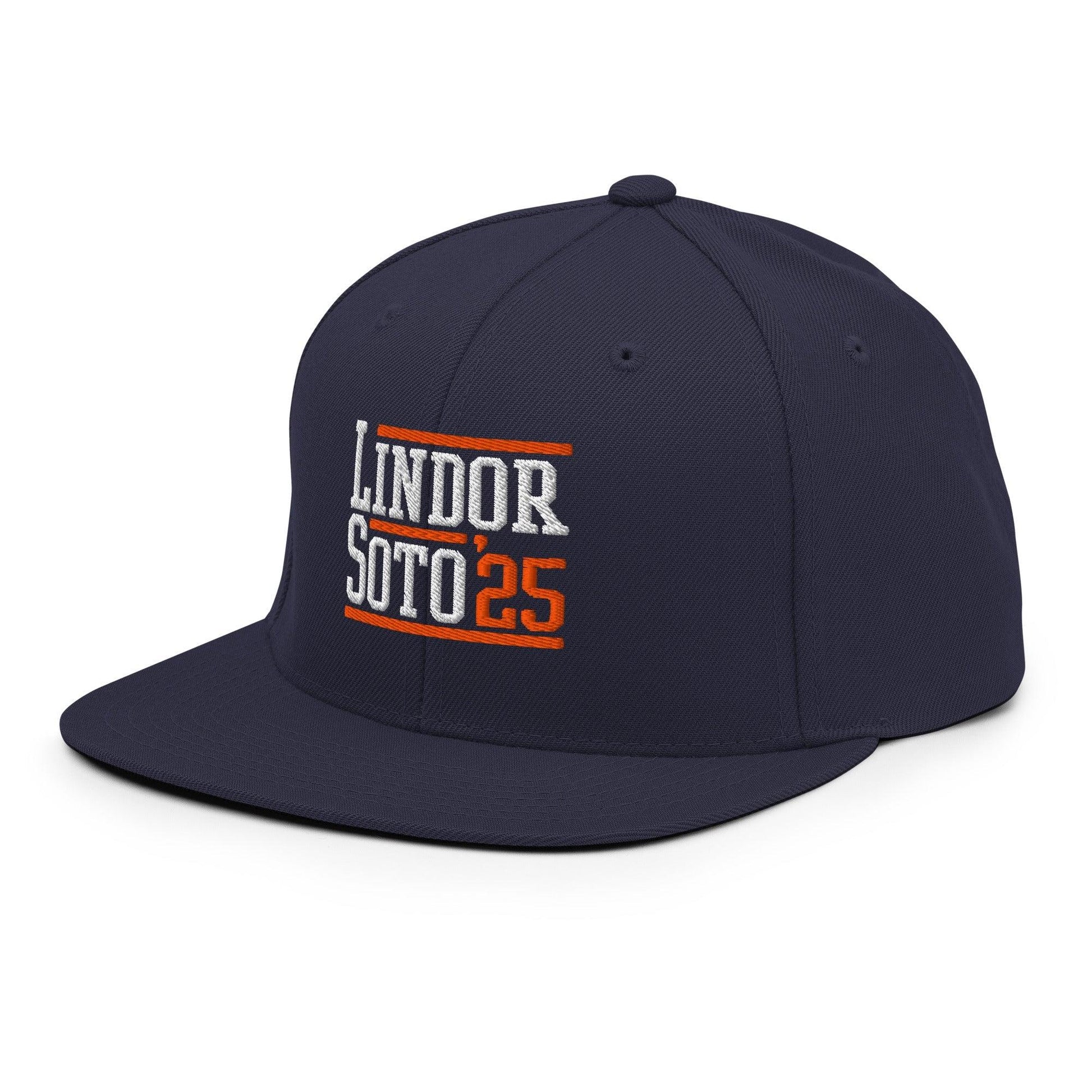 Lindor Soto ’25 2025 Embroidered Flat Bill Brim Snapback Hat