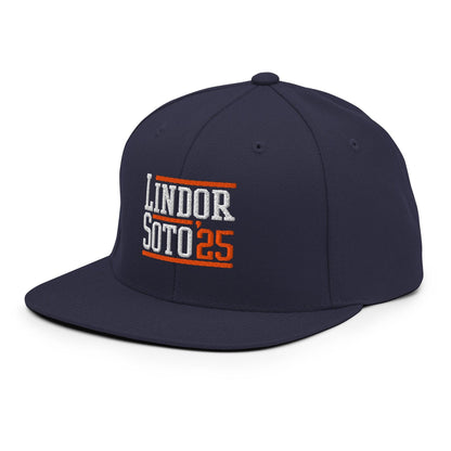 Lindor Soto ’25 2025 Embroidered Flat Bill Brim Snapback Hat