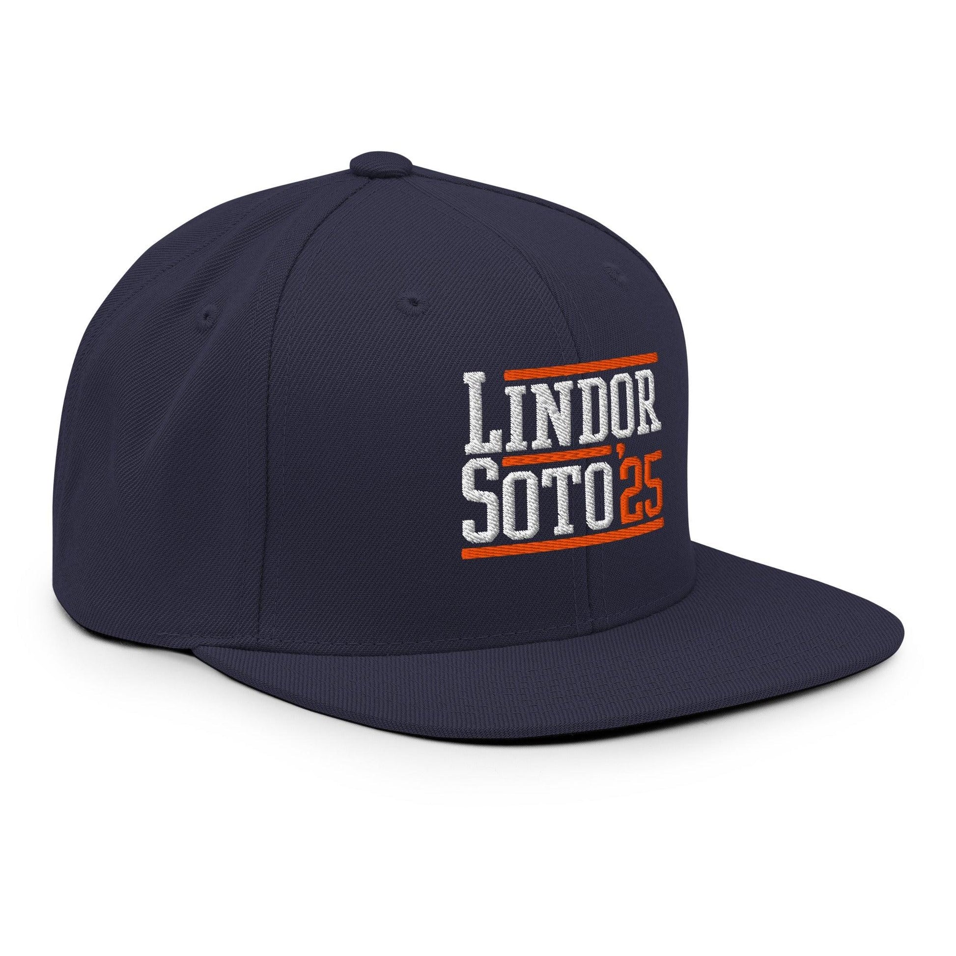 Lindor Soto ’25 2025 Embroidered Flat Bill Brim Snapback Hat