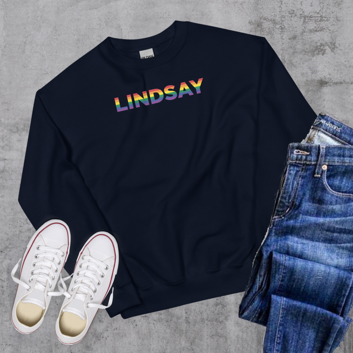 Lindsay Pride Crewneck - Navy / S