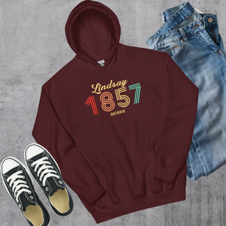 Lindsay Vintage Hoodie - Maroon / S