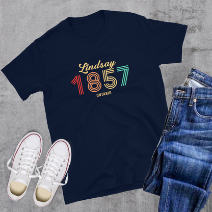 Lindsay Vintage Tee - Navy / S