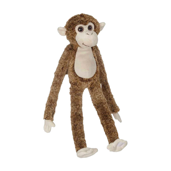 Long Legs Monkey Mini Plush - brown - Embroider Buddy®