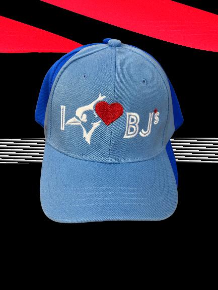I Love BJs Original Bird Hat – Bold Fun and Full of Flair! 🦅❤️ - Light Blue - Headwear