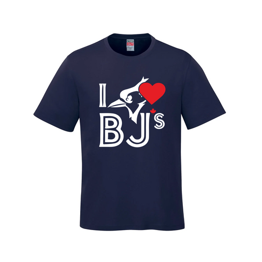 I Love BJs T-Shirt – A Grand Slam for Toronto Fans - Navy Blue / Small