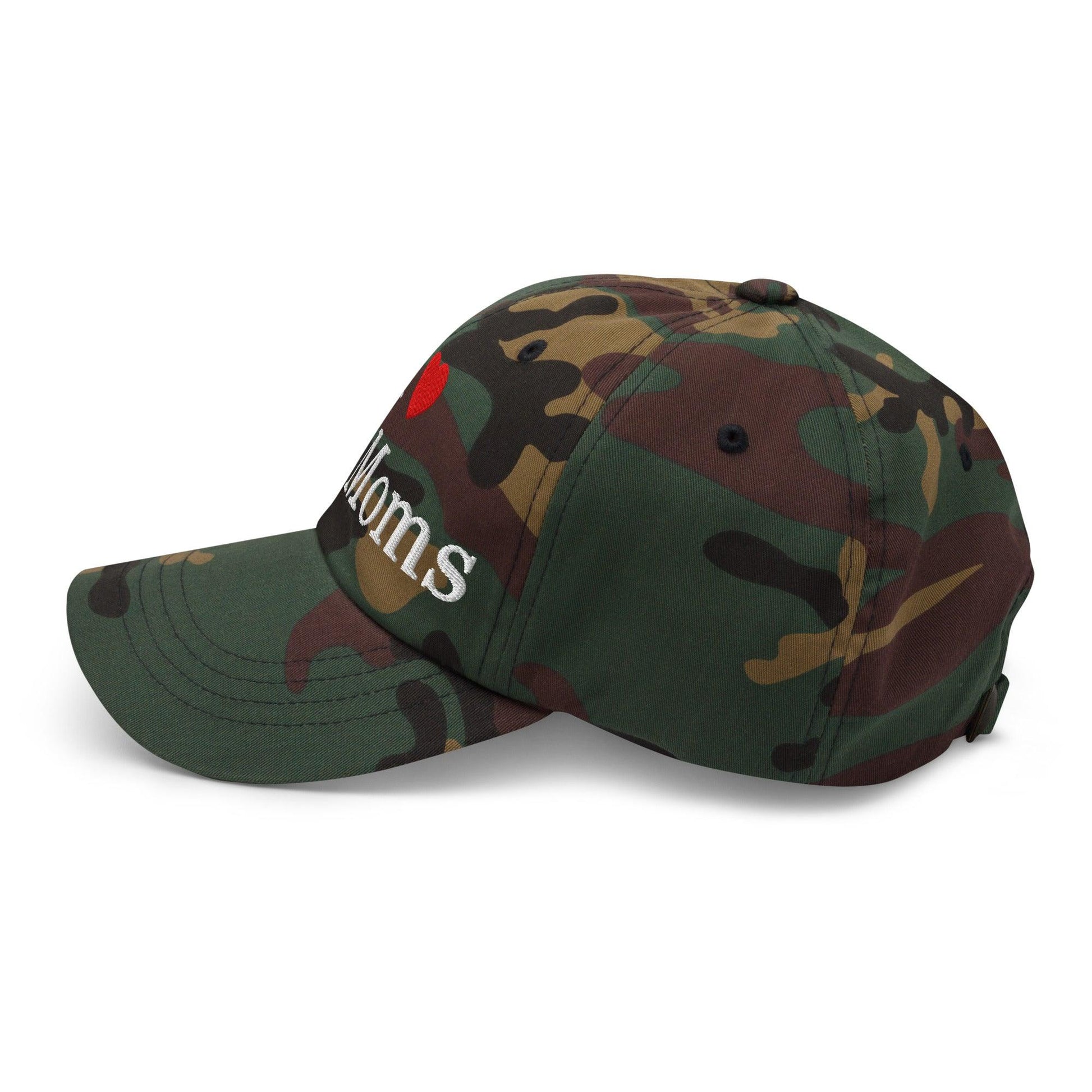 I Love Hot Moms Embroidered Dad Hat