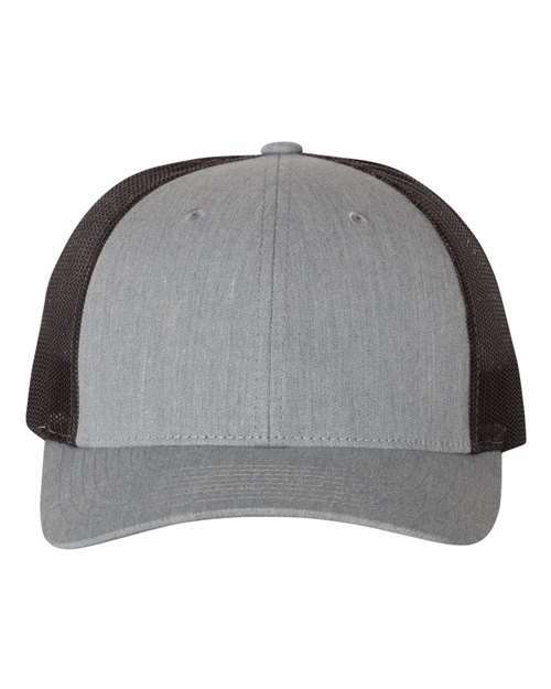 Low pro trucker cap: custom apparel ready for live screen printing toronto! - Heather Grey/ Dark Charcoal / M/L - Hats