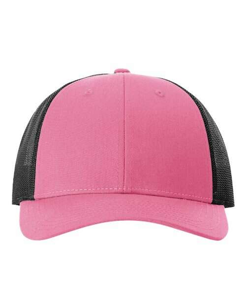 Low pro trucker cap: custom apparel ready for live screen printing toronto! - Hot Pink/ Black / M/L - Hats