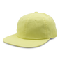 GN-1004SB - Washed Cotton Flat Bill Cap - Light Yellow / One Size - CAPS