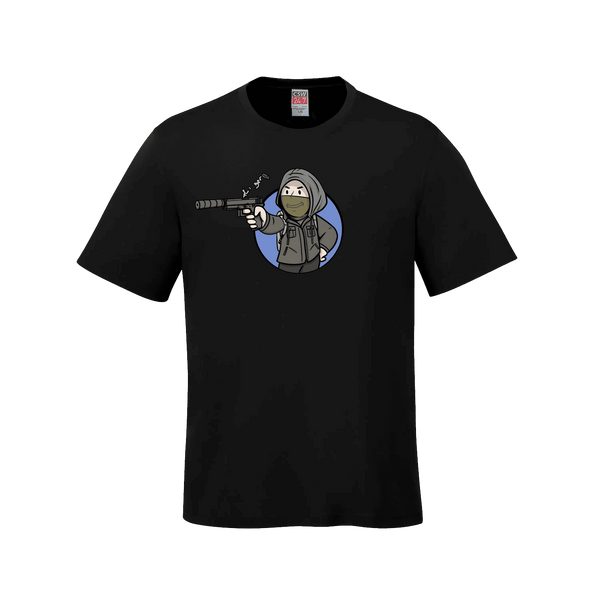 Luigi Fallout Edition T-Shirt - Black / Small - T-Shirt