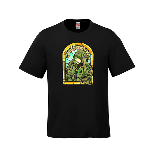 Luigi Patron Saint of Healthcare Reform – Black T-Shirt - Small - T-Shirt