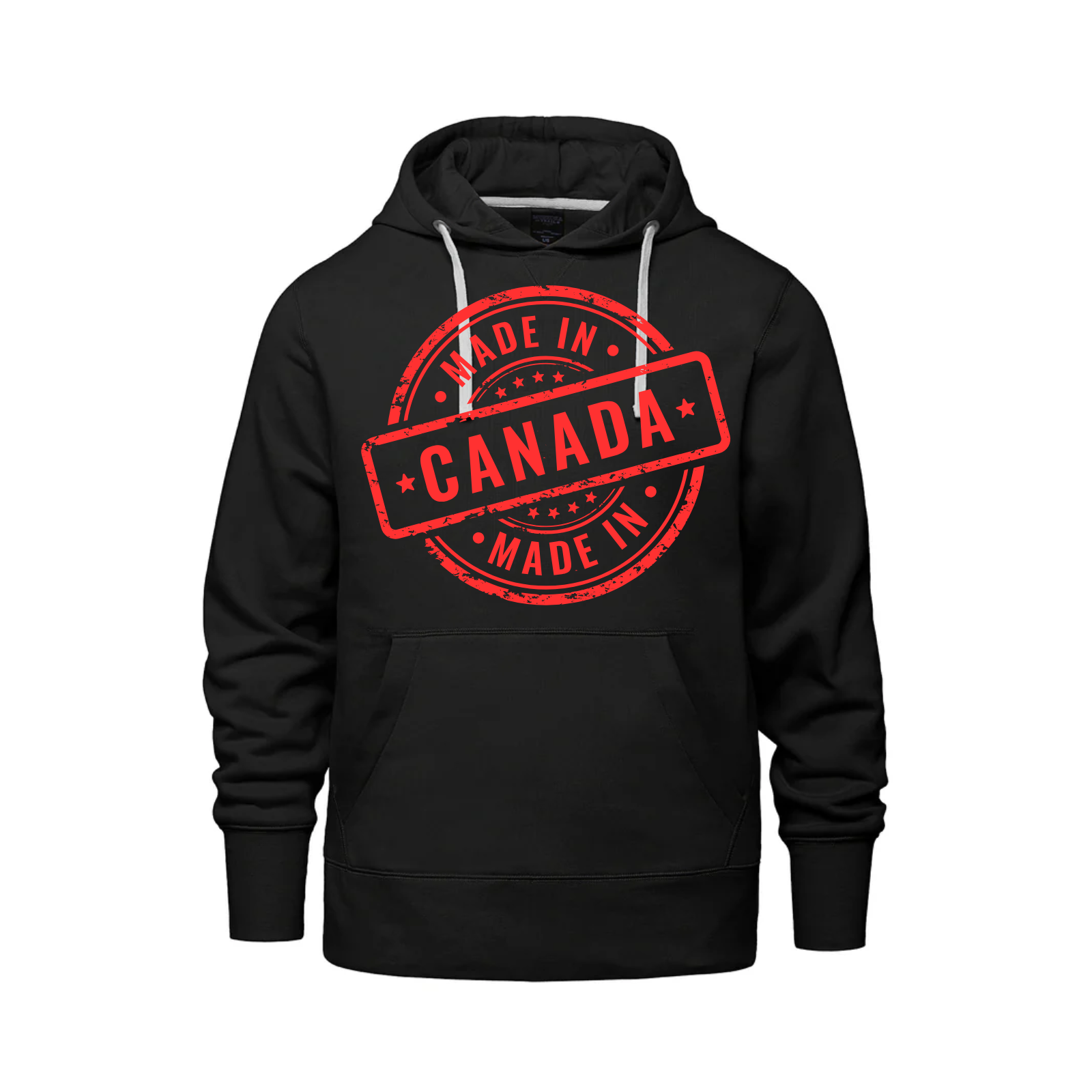 Made in Canada Hoodie – Heavyweight 330 GSM - Black / Small - Sweatshirts & Hoodies