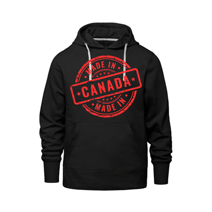 Made in Canada Hoodie – Heavyweight 330 GSM - Black / Small - Sweatshirts & Hoodies
