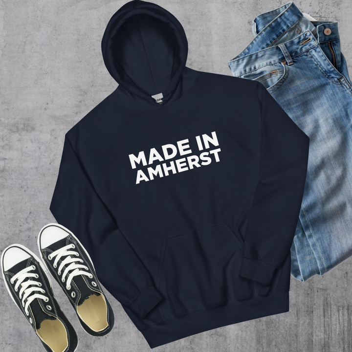 Made in Amherst Hoodie - Navy / S