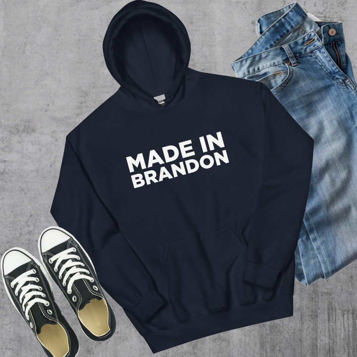 Made in Brandon Hoodie - Navy / S