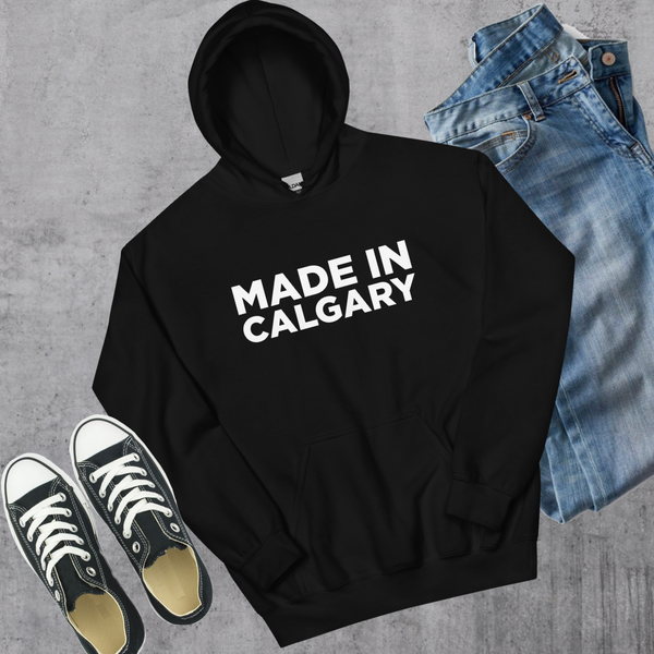 Made in Calgary Hoodie - Black / S