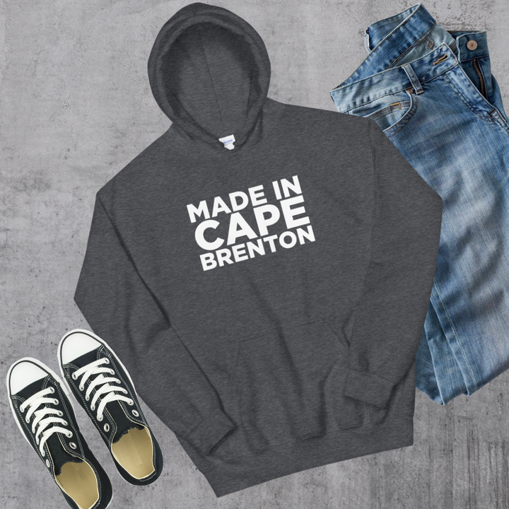 Made in Cape Breton Hoodie - Dark Heather / S