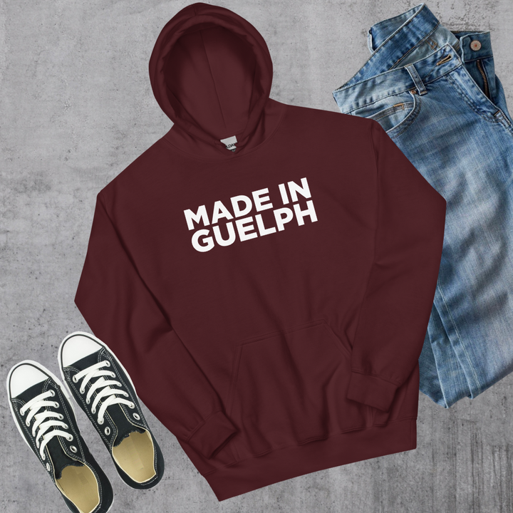 Made in Guelph Hoodie - Maroon / S