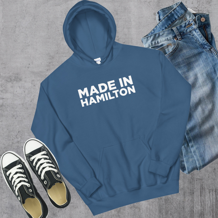 Made in Hamilton Hoodie - Indigo Blue / S