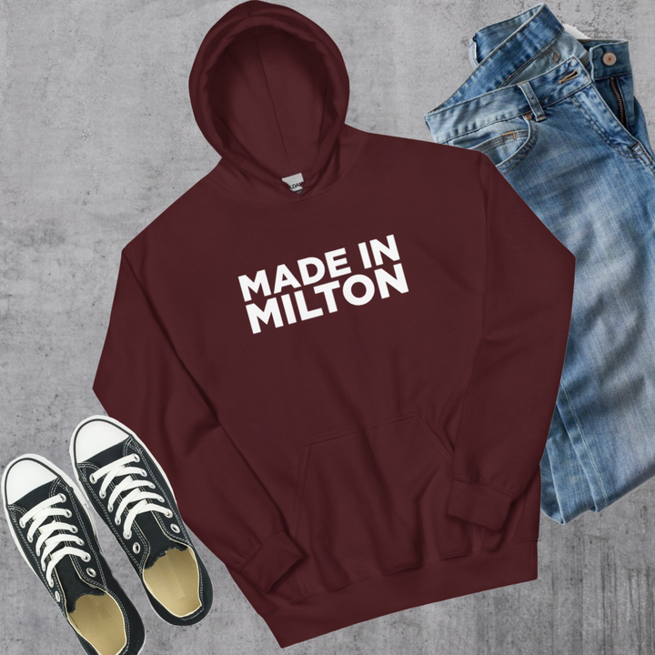 Made in Milton Hoodie - Maroon / S