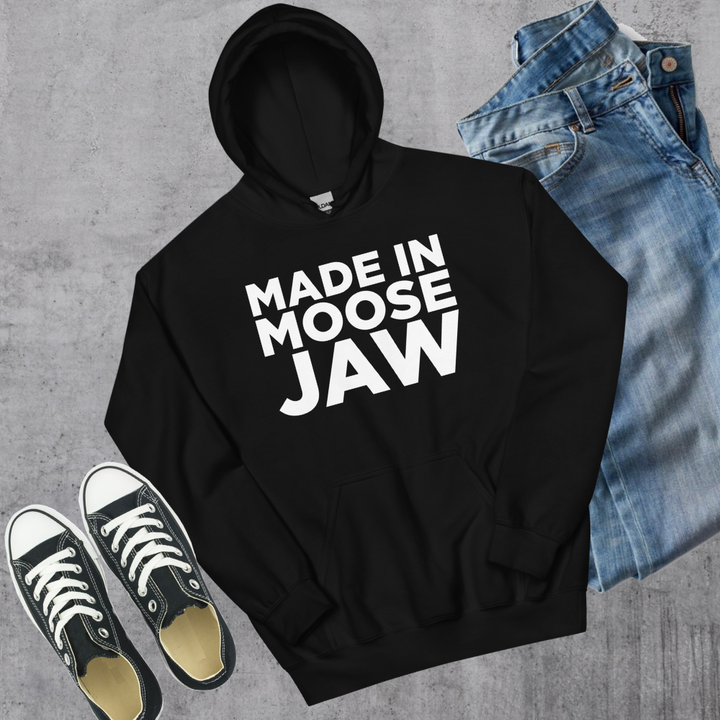 Made in Moose Jaw Hoodie - Black / S